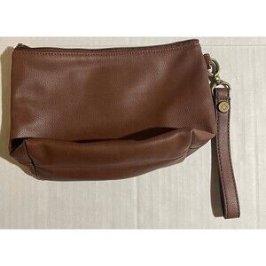 Thirty One Wristlet with strap tan color